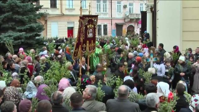 Освячення верби у храмі Пр. Параскеви Сербської -- 13 квітня о 11.30 смотреть онлайн