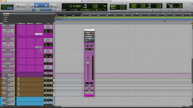 How to make beats in Pro Tools 12 | Producer Template Free Download смотреть онлайн