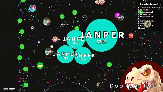 Destroying Bots / 85K Score Agar.io 2023 смотреть онлайн