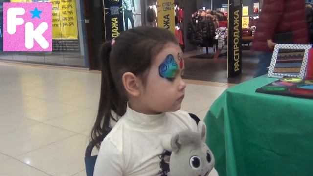 Аквагрим Божья Коровка Видео для детей/Faceart For Kids Ladybag