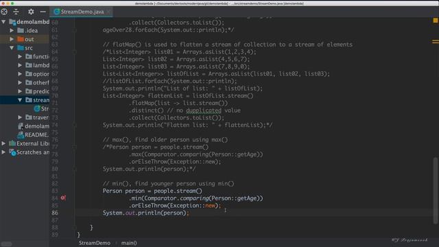 Basic guide to Streams in Java 8 смотреть онлайн