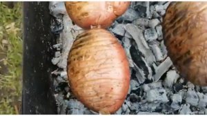 Картофель на углях
