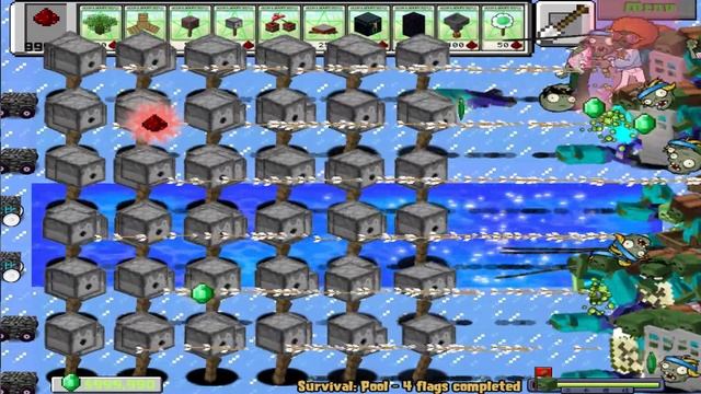 Plants Minecraft PvZ vs Plants PvZ Epic Hack Plants vs Zombies смотреть онлайн