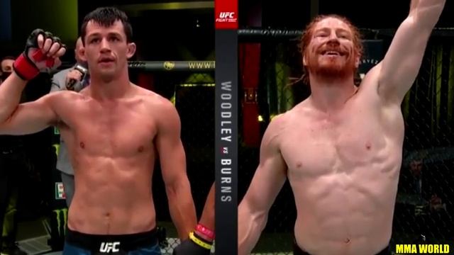 MMA Community react to Tyron Woodley getting completely DOMINATED by Gilbert Burns,Woodley reacts смотреть онлайн
