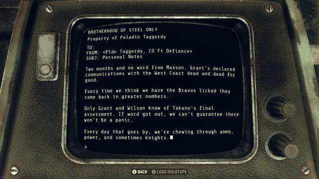 Terminal (2) Personal Notes - Fallout 76 смотреть онлайн