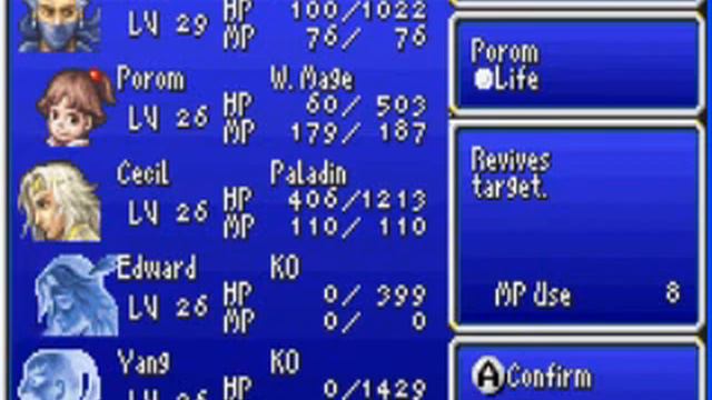 Final Fantasy IV Advance LLG / IE #40 - Lunar Subterrane смотреть онлайн