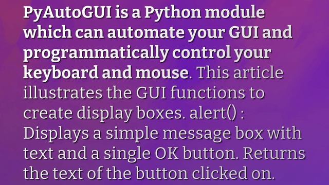 How do I use Python PyAutoGUI? смотреть онлайн