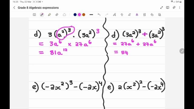 Grade 8 Mathematics - Algebraic Expressions смотреть онлайн