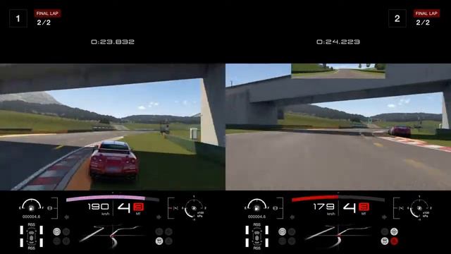 Gran Turismo Sport 2 Player Split Screen PS4 Gameplay #4 Nissan GT-R vs Nissan GT-R смотреть онлайн