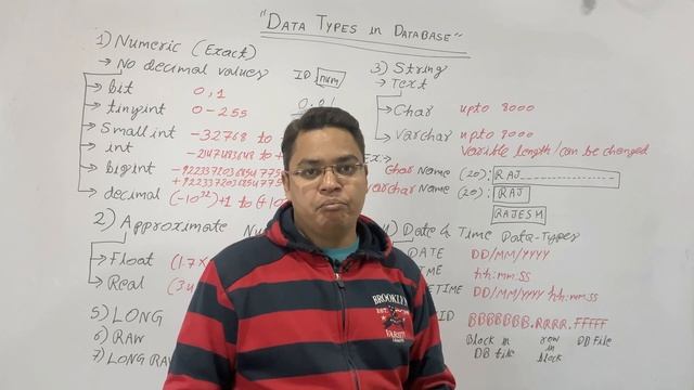 Data Types in DBMS SQL (Hindi) - Lecture #35 смотреть онлайн