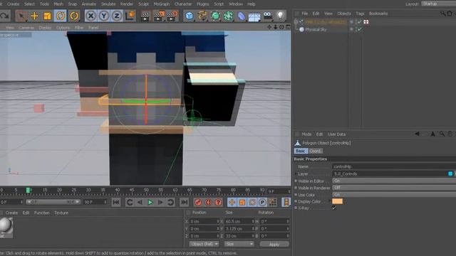 Как сделать 3D арт в Cinema4D? смотреть онлайн
