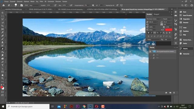 PHOTOSHOP DERSLERİ Photoshop da silgi aracı ve özellikleri смотреть онлайн