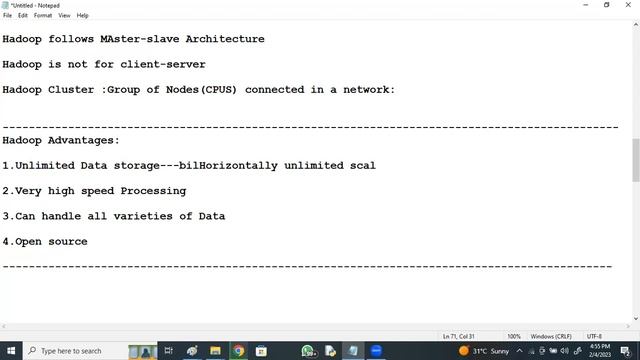 BIGDATA Analytics tutorials || by Mr. N. Vijay Sunder Sagar On 04-02-2023 @4PM IST смотреть онлайн