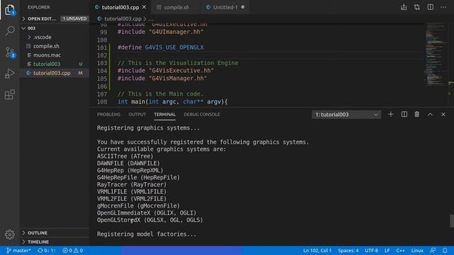 003 :: Introdução à Visualização | Tutoriais de Geant4 смотреть онлайн