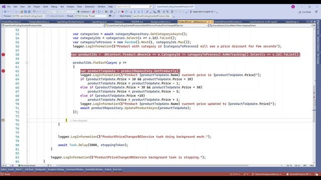 How to build background tasks with hosted services in ASP NET Core | DOTNET CORE смотреть онлайн