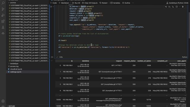 Exploring http security log with Pandas in Python смотреть онлайн