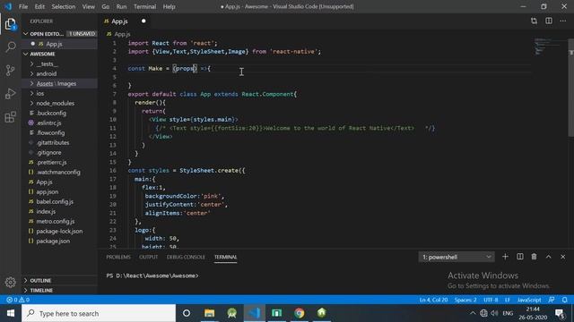 Props: React Native Tutorial | Customise React Native Component Using Props[PROPS] смотреть онлайн