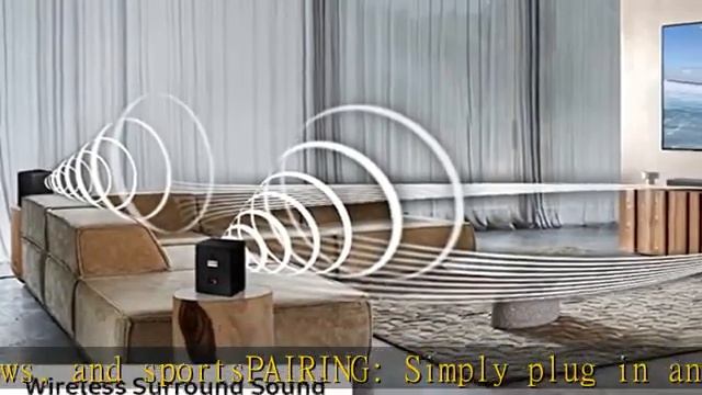 SAMSUNG SWA-9200S Wireless Rear Speaker Kit, Upgrade Soundbar System to True Surround Sound Experie смотреть онлайн