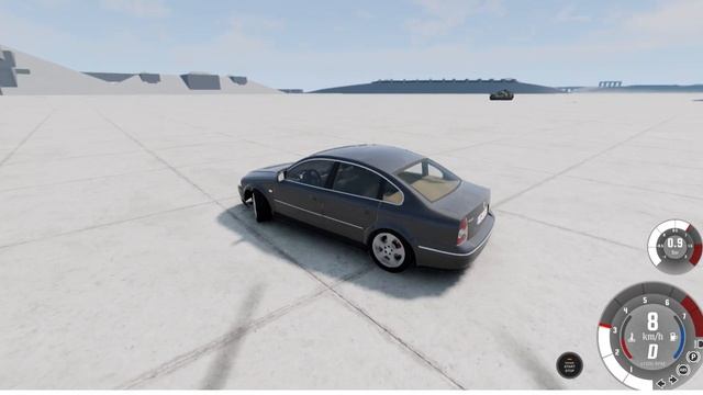 Passat B5 vs Tank in BeamNG Drive смотреть онлайн