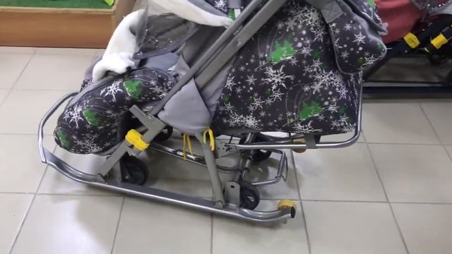 Санки-коляска Galaxy Kids 1 смотреть онлайн