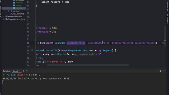 M2 Golang Chat Application with Websockets смотреть онлайн