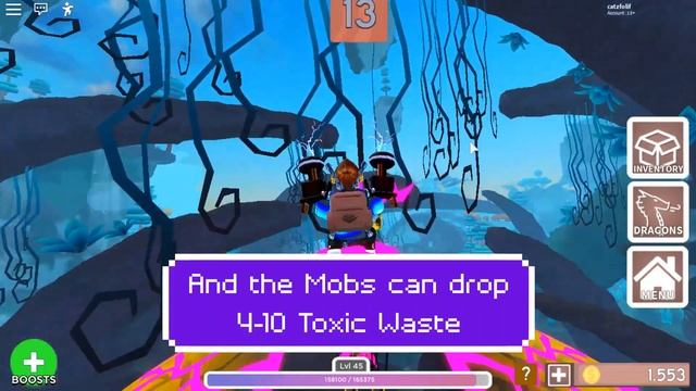 How To get Toxic Waste And Concentrated Poison (Dragon Adventures Roblox) смотреть онлайн