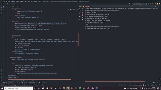 Employee Database (Python & MySQL) смотреть онлайн