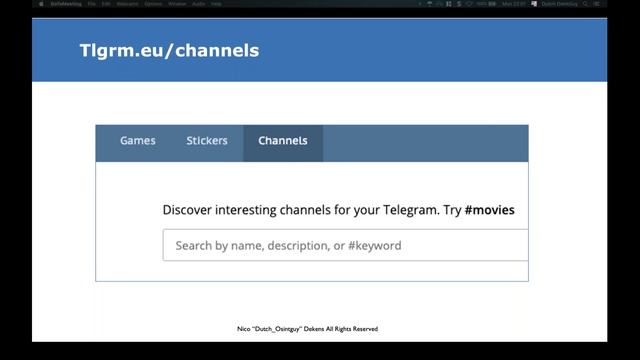 Leveraging Telegram for OSINT purposes | SANS@MIC Talk смотреть онлайн