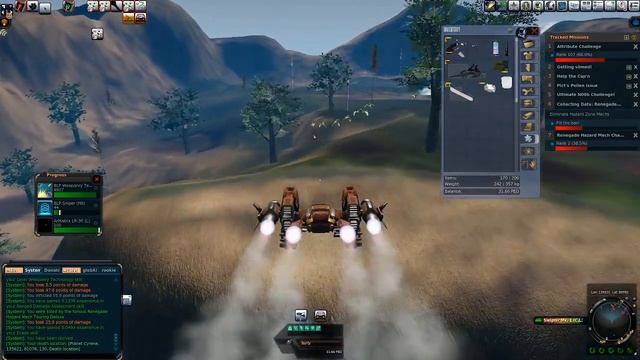 Hunting Codex Hazard Mech, Planet Cyrene Entropia Universe смотреть онлайн