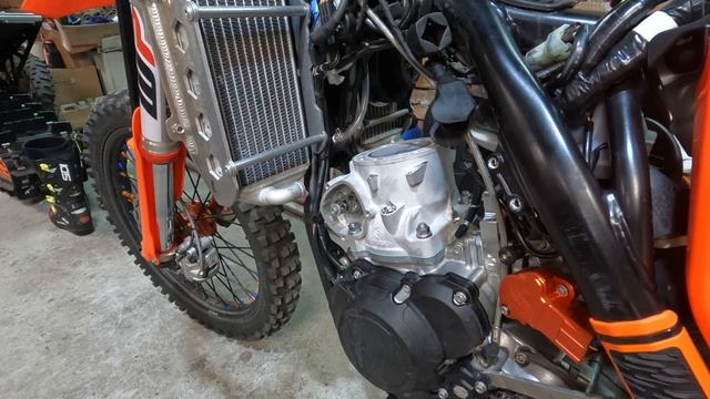 KTM EXC TPI установка Factory Kit 300 + головка S3 Extreme Gold