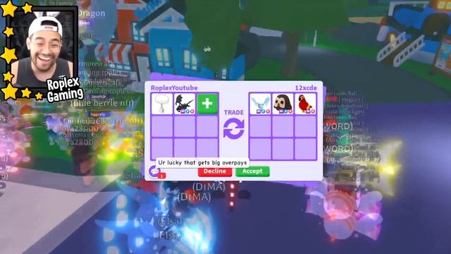 Trading Cloud Rattle In Adopt Me! (Most Expensive Roblox Item)