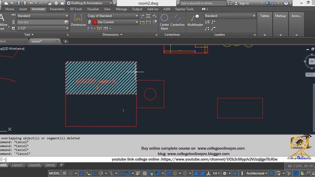 AutoCAD Tutorial overkill purge and Customization command смотреть онлайн