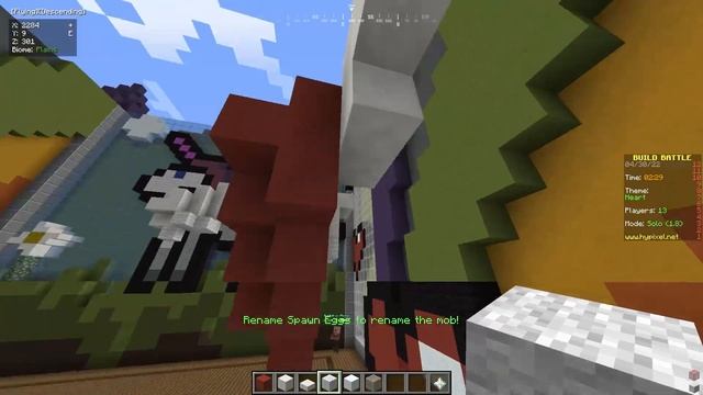 How to improve YOUR next Build Battle Solo Mode Builds | Hypixel Build Battle смотреть онлайн
