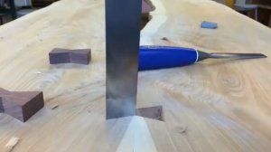 Стол из слэба, масива дерева. DIY
