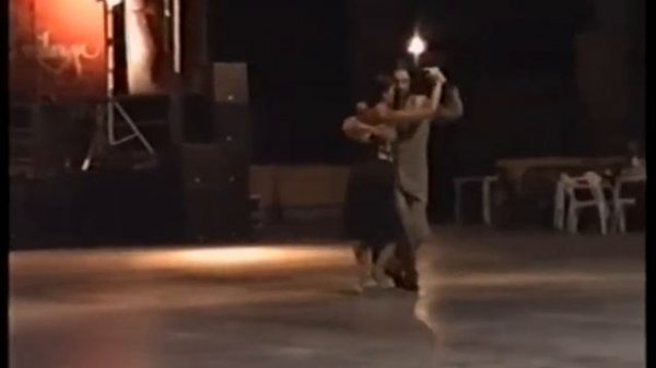 Javier y Geraldine, milonga