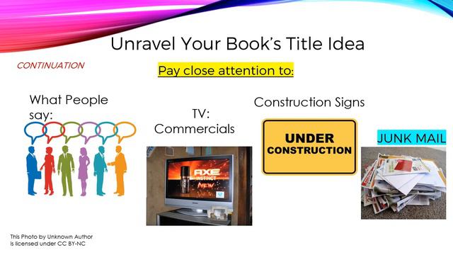 Unravel Your Book’s Title Idea, Step 2 (2 of 11 videos) смотреть онлайн