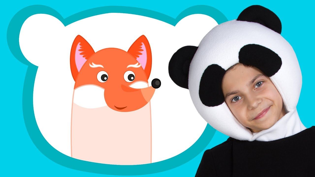 ПАЛЬЧИКИ - ТРИ МЕДВЕДЯ - Animals Finger Family Song - песенка считалочка про пальчики для малышей смотреть онлайн