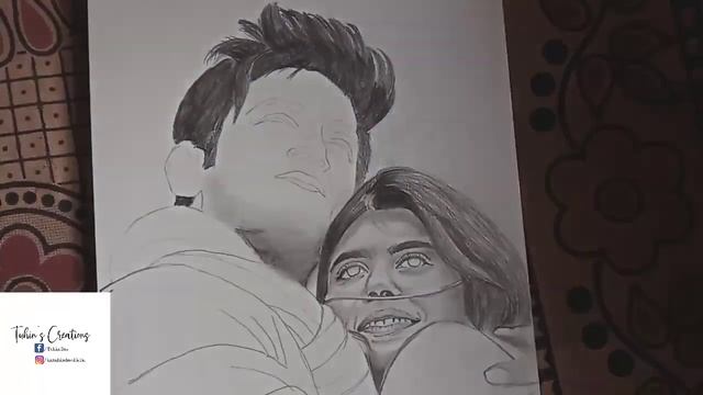 Dil Bechara Title Track| Ft.Portrait Sketch Of Sushant Singh Rajput | Tuhin's Creations смотреть онлайн