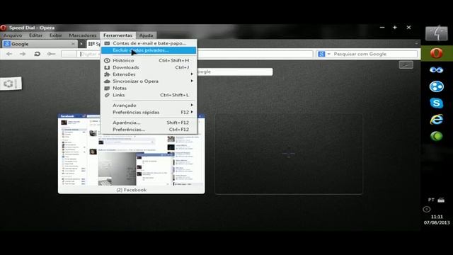 Como Limpa Cache / Cookie do Opera смотреть онлайн