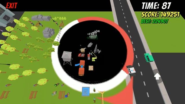 Void.io [Hole.io] Map Control: 100.00% World Record