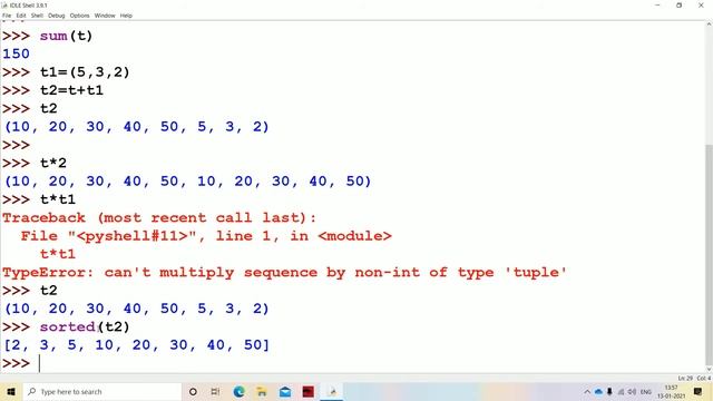 Implementation of Basic Tuple Operations || Tuple Methods in Python Programming смотреть онлайн