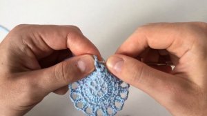 Салфетка крючком, салфетка ажурная крючком.