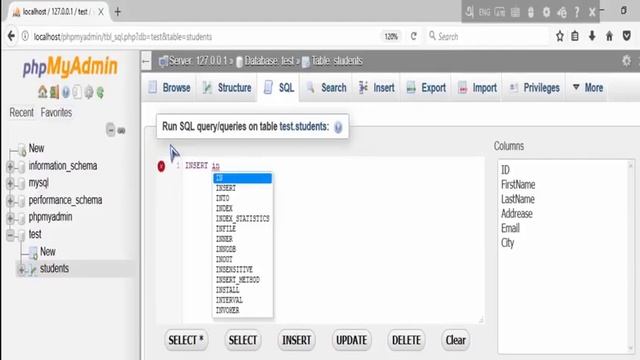 How to create table and insert data using SQL command Tutorial no:02 смотреть онлайн