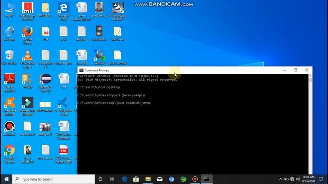 How to run a java program using command prompt | how to compiler and run a java program смотреть онлайн