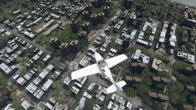 Америка город New York и Статуя Свободы Днем и Ночью microsoft flight simulator смотреть онлайн