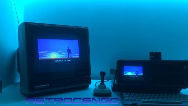 Commodore SX-64 With 1541 Ultimate 2 And Commodore 1801 CRT Monitor