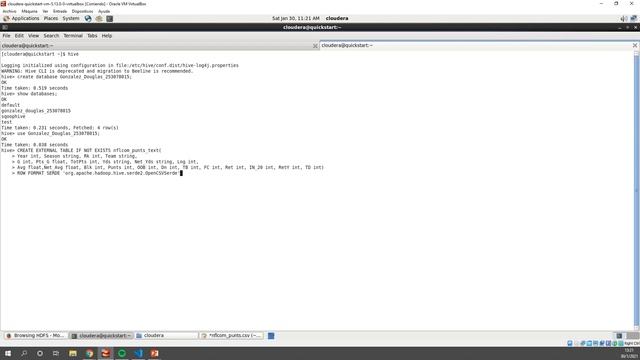 Importar datos de CSV a una tabla de Hive смотреть онлайн