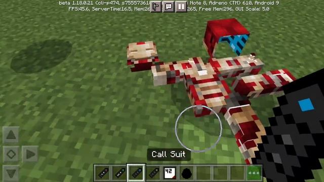 обзор мода на железного человека для Майнкрафта пе. смотреть онлайн