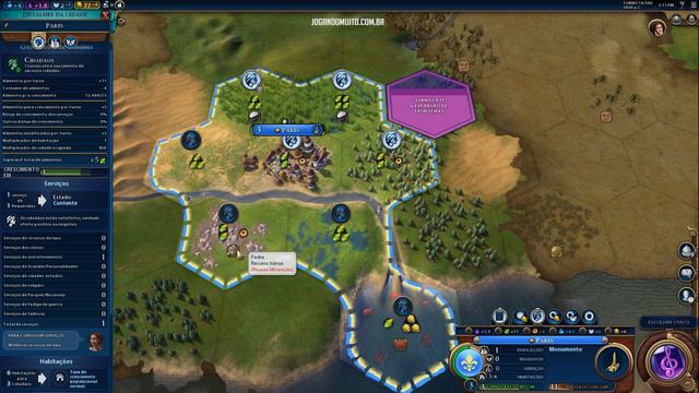 🇫🇷 Jogando com a França - Civilization 6 Gameplay PT BR Civ6 Português #01 смотреть онлайн