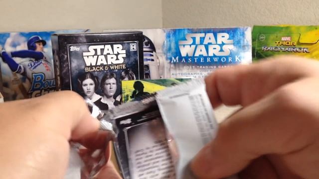 2018 Topps Star Wars Cards Opening Series #12 - Black & White Hobby Box #4 - VERY NICE!!!! смотреть онлайн